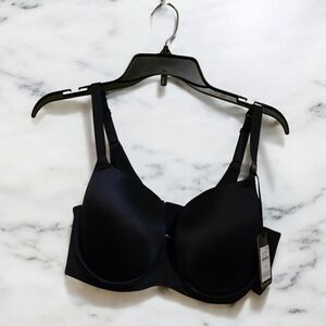 City Chic Navy Tshirt Underwire Bra, Size 38DD